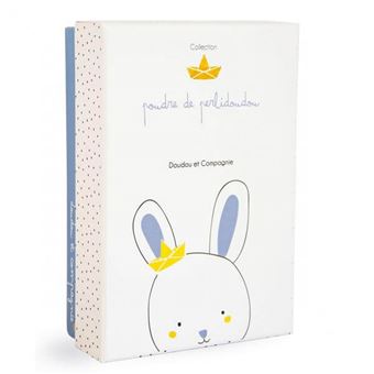 Doudou attache-sucette - Lapin matelot