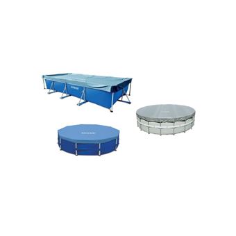 Bâche de protection pour piscine tubulaire intex