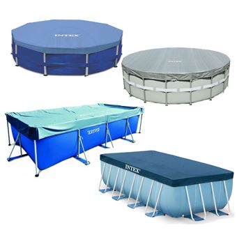 Bâche de protection pour piscine tubulaire intex