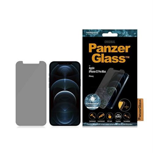PanzerGlass Original - Schermbeschermer voor mobiele telefoon - met privacy-filter - 6.7 - voor Apple iPhone 12 Pro Max