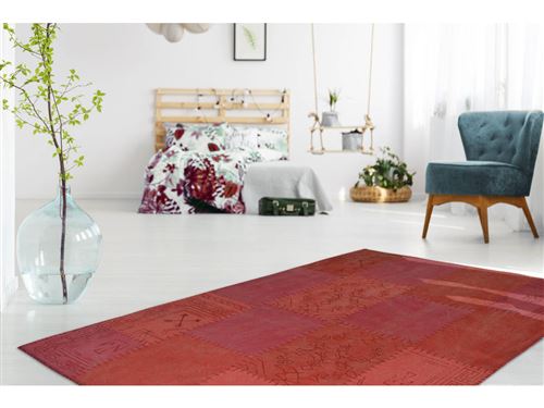 BOBOCHIC Tapis poils courts MISSO motif contemporain Multicolore