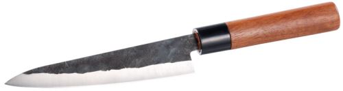 Couteau Santoku avec lame forgée main et manche en bois