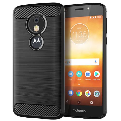 Etui Coque de protection durable souple pour Moto E5 Play - Noir