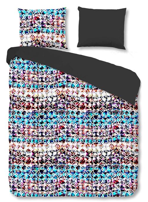 Good Morning enveloppe de couette Mona 240 x 220 cm multicolore