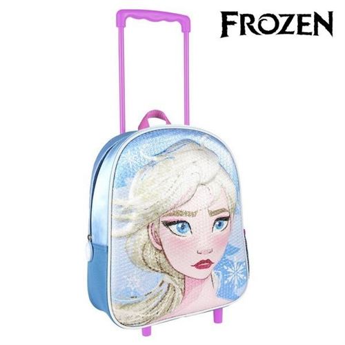 Cartable 3D avec roulettes Frozen