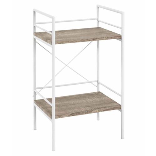 Paris Prix - étagère 2 Niveaux duja 62cm Naturel