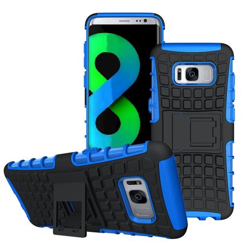 Coque Anti Choc Pour Samsung Galaxy S8 Plus Modèle Spider - Bleu