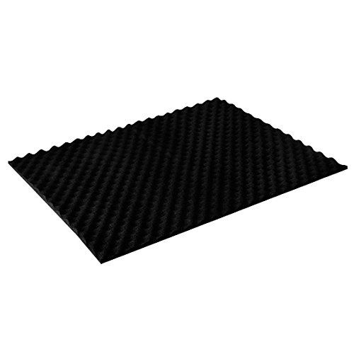 SilverStone SST-SF02 - Isolation acoustique en mousse pour boîtier d'ordinateur, Surface ondulée, 380x530x10 mm, noir