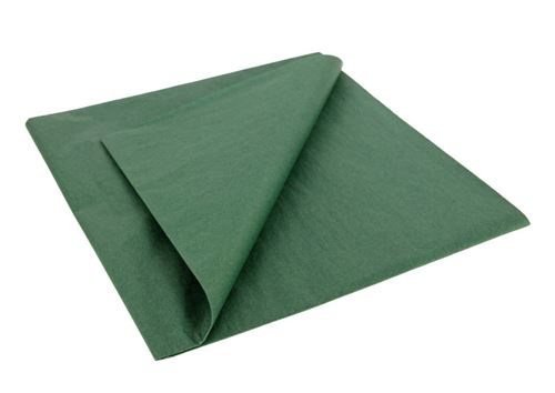 Dark Green Lightweight Tissue Covering Paper, 50x76cm, (5 Sheets)