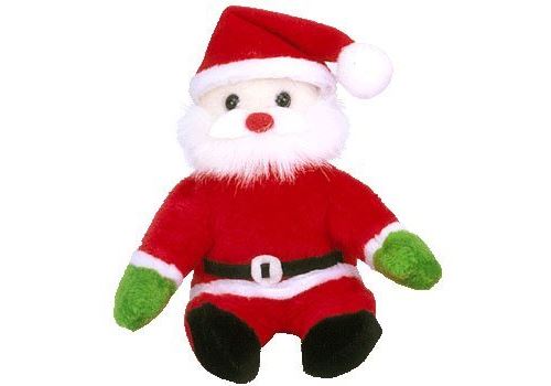 TY Jingle Beanie Baby - SANTA the Jolly Elf