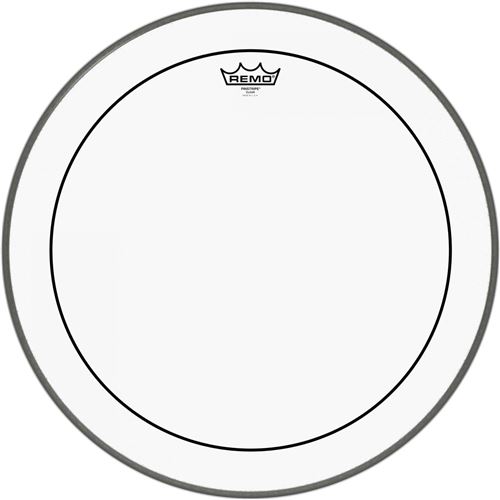 Peau de grosse caisse remo pinstripe 20 - transparente