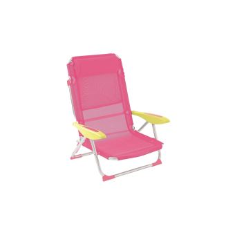 Siege De Plage Rose Mobilier De Jardin Achat Prix Fnac