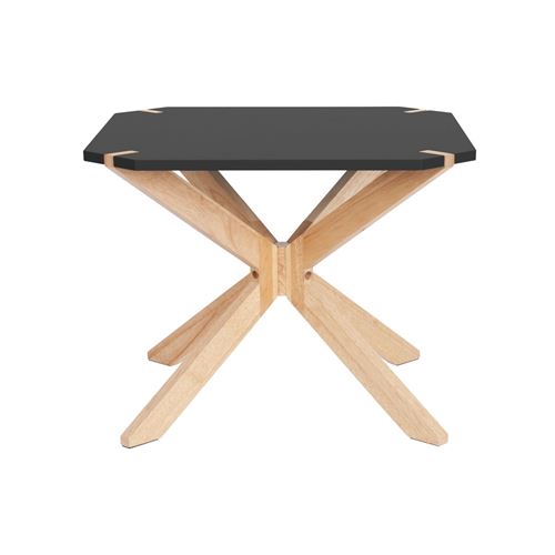 Table basse scandinave Miste - L. 60 x H. 40 cm - Noir
