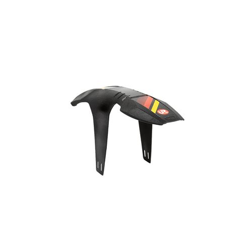 Garde boue vtt av zefal deflector fm20 resine noir pour 26-27,5-29 pouces fixation sur fourche par velcro ou rilsan 110g