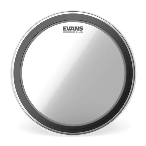Peau de grosse caisse evans emad 22 transparente