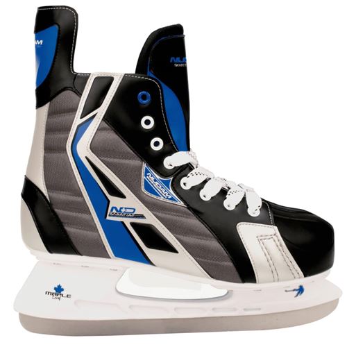 Nijdam patins de hockey sur glace polyester taille 45 3386-ZBZ-45