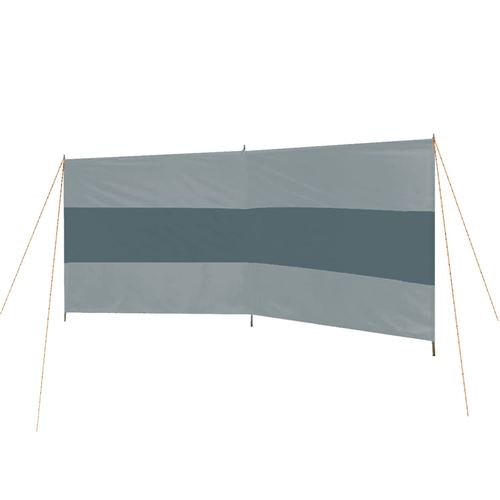 Bo-Camp Brise-vent Brendan 335x120 cm Gris et anthracite