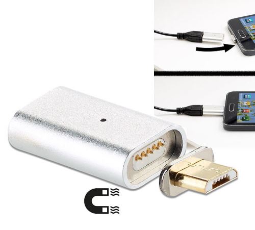 Adaptateur Micro-USB magnétique pour câble de chargement et transfert