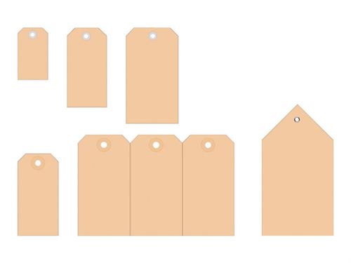 HERMA - Karton - zacht bruin - 48 x 95 mm 1000 stuks etiketten