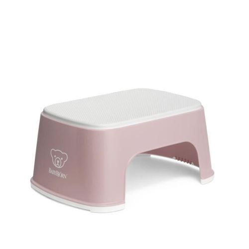 BABYBJORN Marchepied, Rose pastel/Blanc