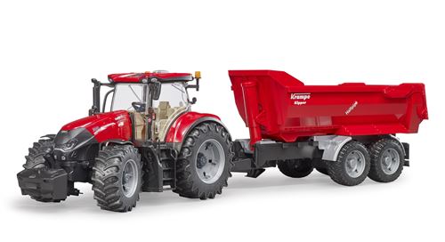 Bruder Tracteur avec remorque Case IH Optum 300 CVX 1:16