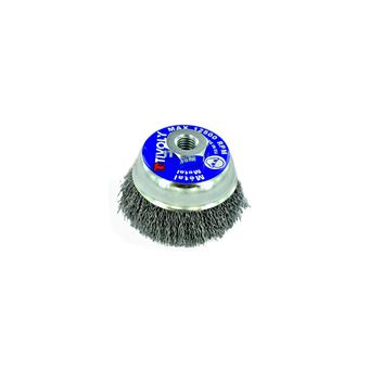 Brosse De Polissage Tivoly Nylon M14 Pour Polisseuse - Spécial Bois - Dimensions 130mm