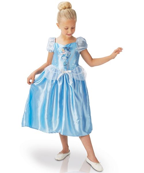 Déguisement cendrillon classique taille 5/6 ans - disney princess