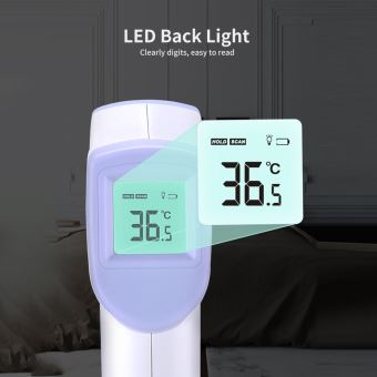 Thermomètre frontal infrarouge numérique sans contact, mesure de  température pour enfants et adultes - Thermomètre à la Fnac