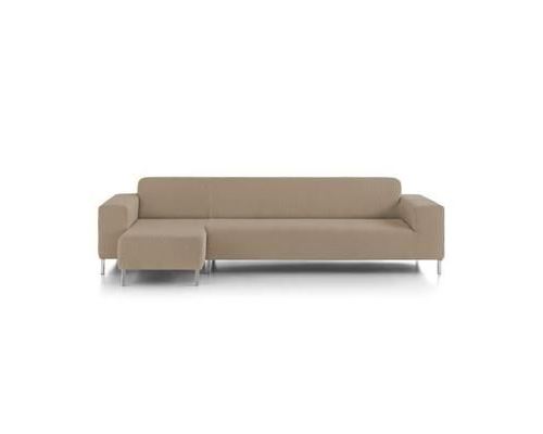 Housse de Canapé Nimes Chaise Long Bras Court Gauche Beige