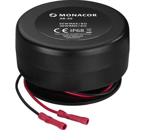 Audio Exciter 8 Ohms résistant aux intempéries Monacor AR-50