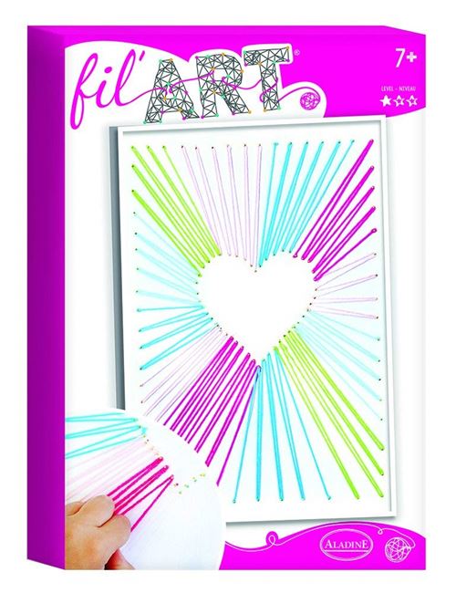 Aladine 47202 Fil'Art Cœur