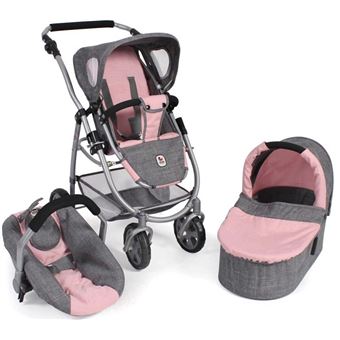 Poussette cosy clearance rose