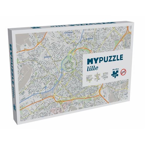 Puzzle MYPUZZLE LILLE HELVETIQ Multicolore