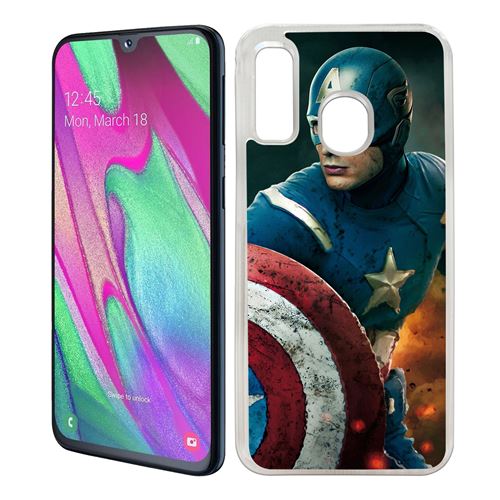 Coque pour Samsung Galaxy A40 -  Captain America Comics Avengers