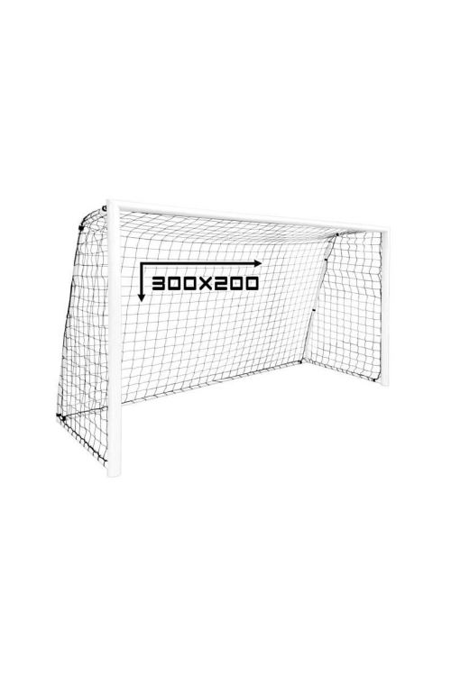 But de Football - Acier - Filet inclus - 300 x 200 cm