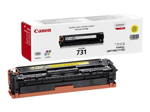 Canon 731 Y - Geel - origineel - tonercartridge - voor i-SENSYS LBP7100Cn, LBP7110Cw, MF623Cn, MF628Cw, MF8230Cn, MF8280Cw