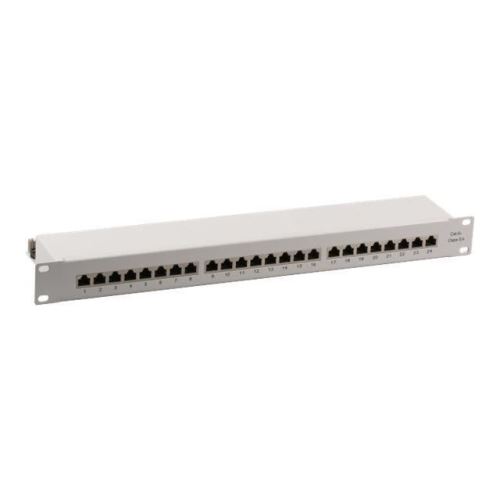EFB-Elektronik Tableau de connexions montable sur rack RJ-45 X 24 noir, RAL 9005 1U 19