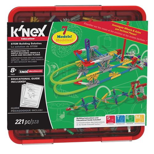 K'Nex Intro to Simple Machines - Roues / essieux et plaques inclinées