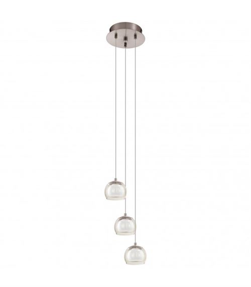 Suspension ASCOLESE 3 ampoules nickel satiné