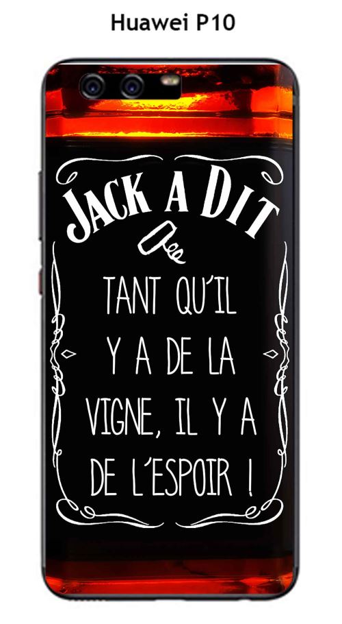 Coque Huawei P10 design Jack à Dit La vigne