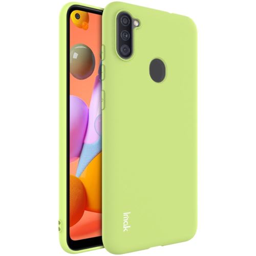 Coque en TPU mat vert pour votre Samsung Galaxy A11