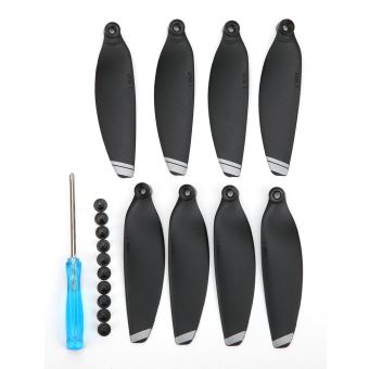 Hensych 4 Paires Hélices 4726F Pliables Pour Mavic Mini – Vol Silencieux, Double Face Colorée, Avec Vis Et Tournevis