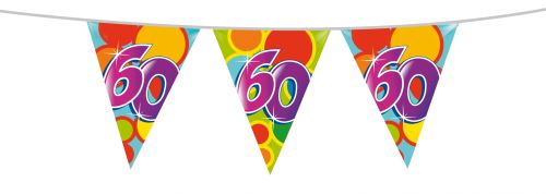 Haza Original ligne du drapeau multicolore 60 ans 10 mètres