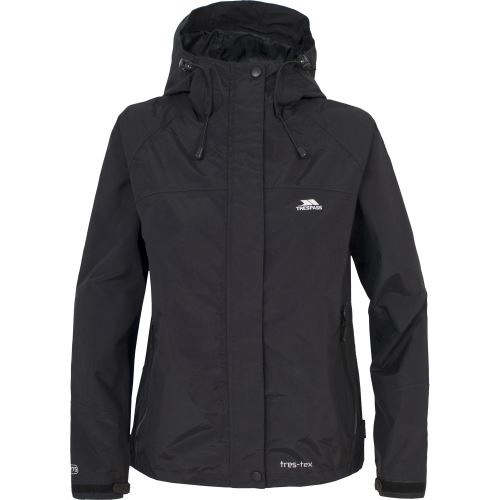 Trespass Miyake - Veste imperméable à capuche - Femme (2XS) (Noir) - UTTP165