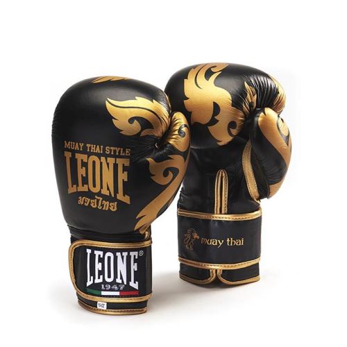 Gants de boxe Leone boxe Thaï-10 oz-Noir-10 oz--10 oz-Noir--------------Noir-