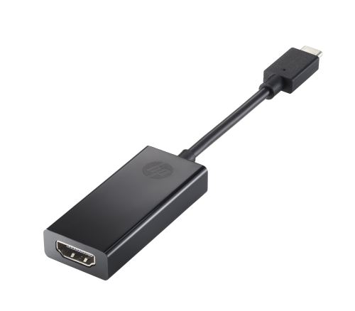 HP Adaptateur Vidéo Externe Usb-C Hdmi Noir pour Elite Slice; EliteBook X360; Pro X2; ProBook X360; ZBook 15 G4, Studio G4