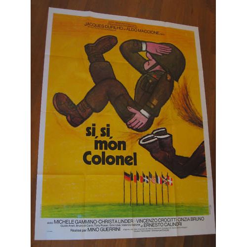 Si, Si Mon Colonel AFFICHE CINEMA ORIGINALE