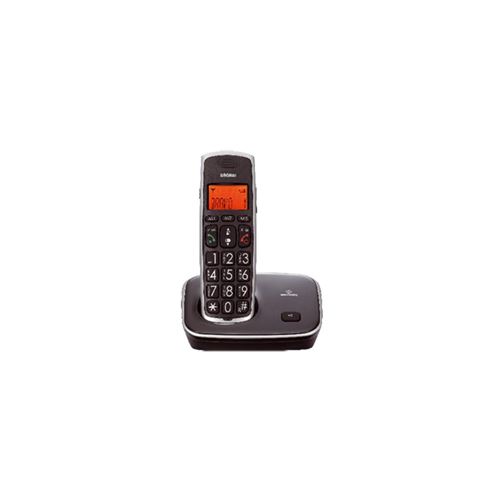 Brondi BRAVO GOLD - Téléphone sans fil avec ID d appelant - DECT\GAP - noir
