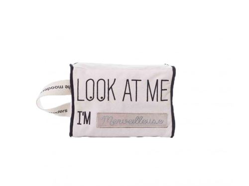 Trousse Moodcase écrue Patch MERVEILLEUSE