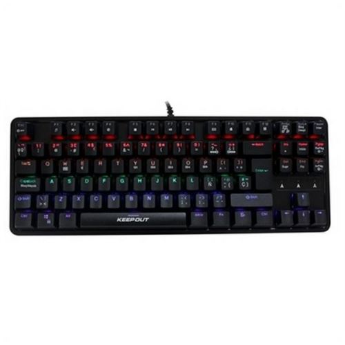 Clavier de jeu KEEP OUT F105 USB RGB Noir